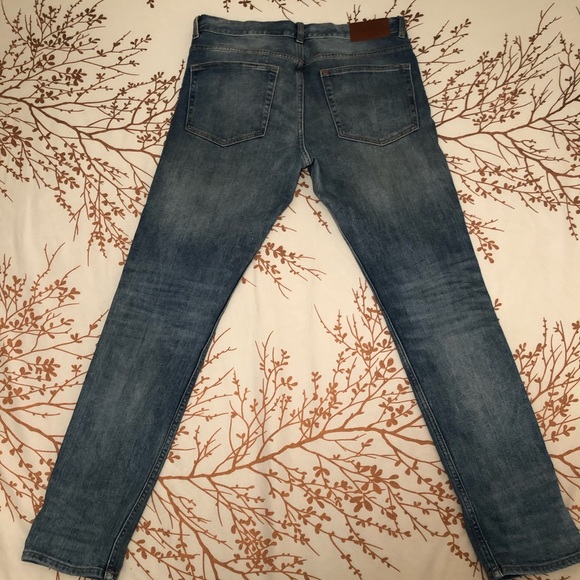 H&M skinny blue jeans size 32 x 32 - Picture 3 of 3
